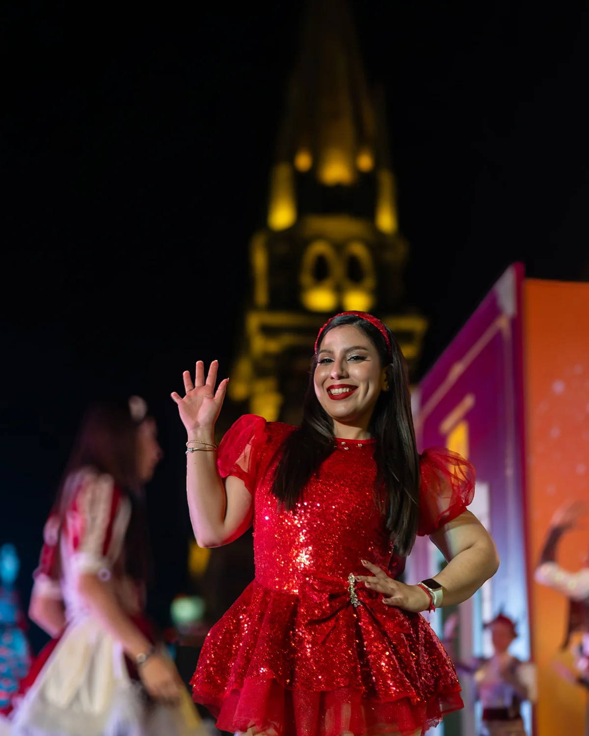 Guadalajara iluminada en navidad 2025, fotografía nocturna de ambiente festivo — Kaptur producción visual