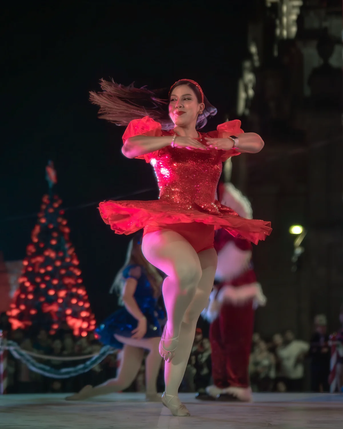 Producción navideña de alto nivel en el centro histórico de Guadalajara — fotografía profesional Kaptur Jalisco